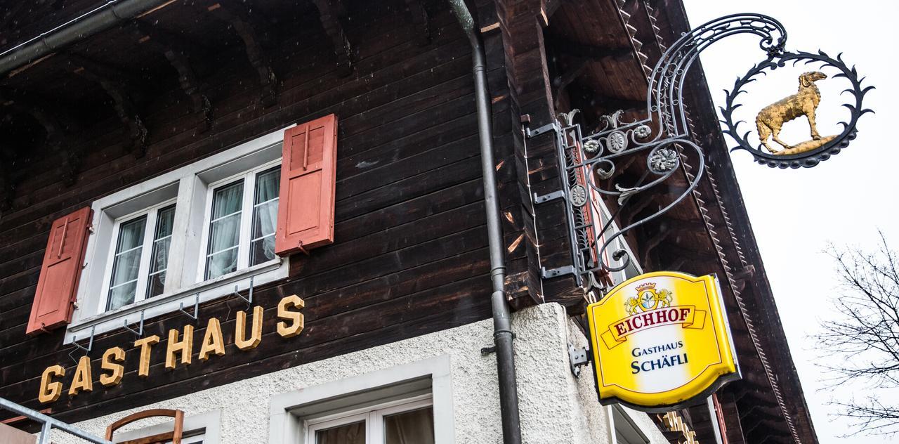 Hotel Gaestehaus Schaefli Intschi Zewnętrze zdjęcie